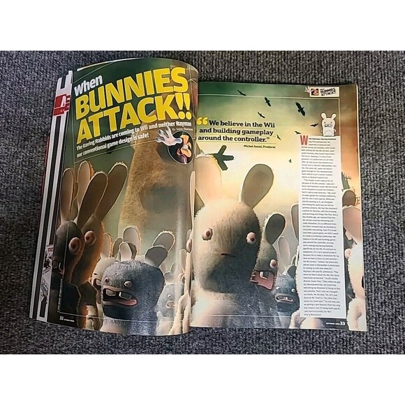 Nintendo Power Mag V207 Rayman Pokemon Comic Dragon Quest poster Damaged Cover - Picture 9 of 9